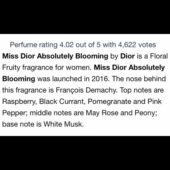 Dior Absolutely Blooming-2016 Formulation - Picture 9 of 10